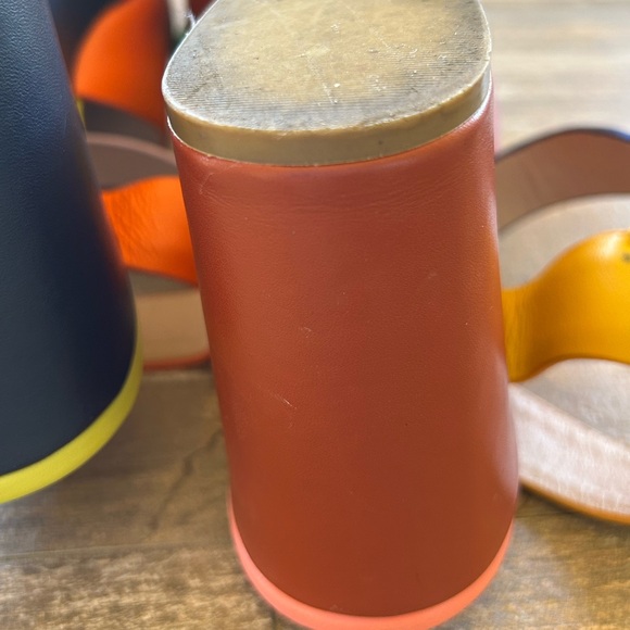 Charlotte Stone RAF Platform Sandals in Solimar US 10 Multi-Colored Leather - Picture 14 of 14